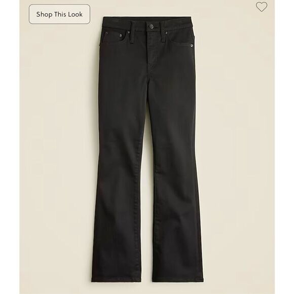 J.Crew Petite bootcut jean True Black Size 27 Petite NWT CC514 - Picture 4 of 9
